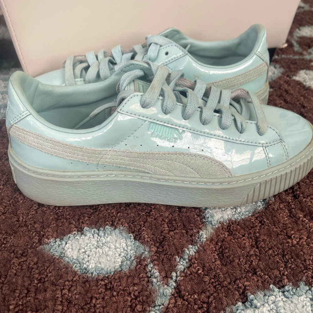 PUMA | Basket Patent Platform Sneaker
